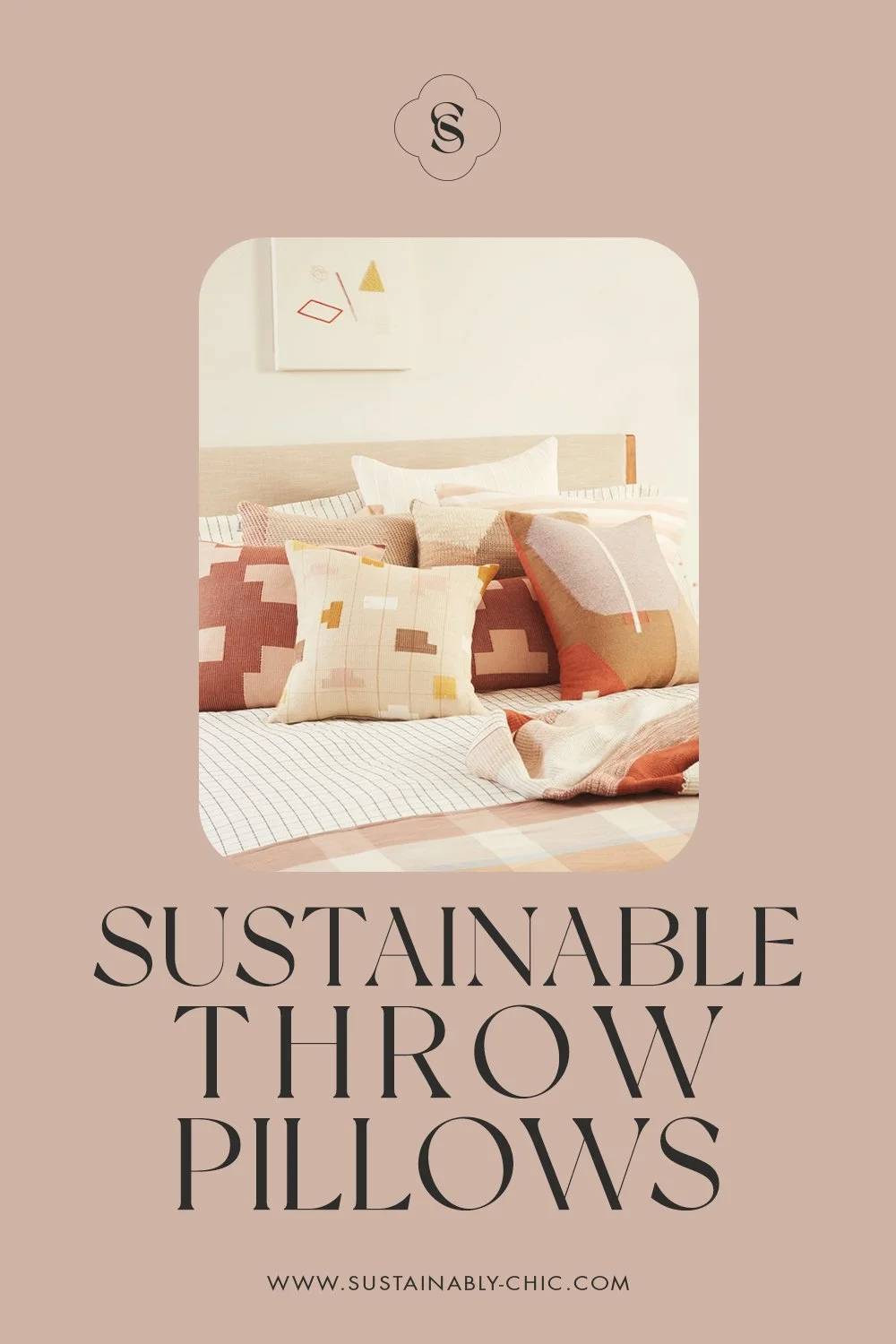 Beautiful view of Scandinavian Design Eco Friendly Throw Pillows